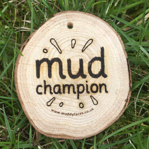 Mud Champion medal - all our mud photo winners got one of these special medals to celebrate their contribution to the further promotion of the joys of mud!