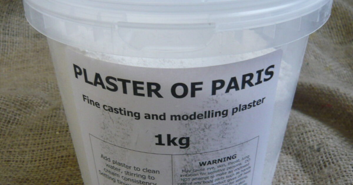 Plaster of Paris Clay & Modelling Muddy Faces