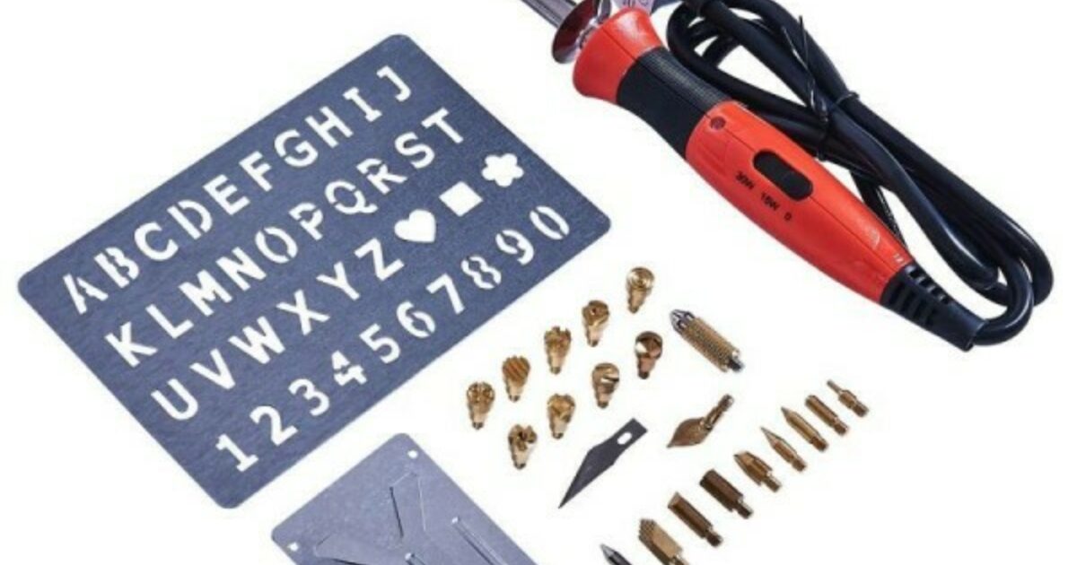 Wood deals burning kit