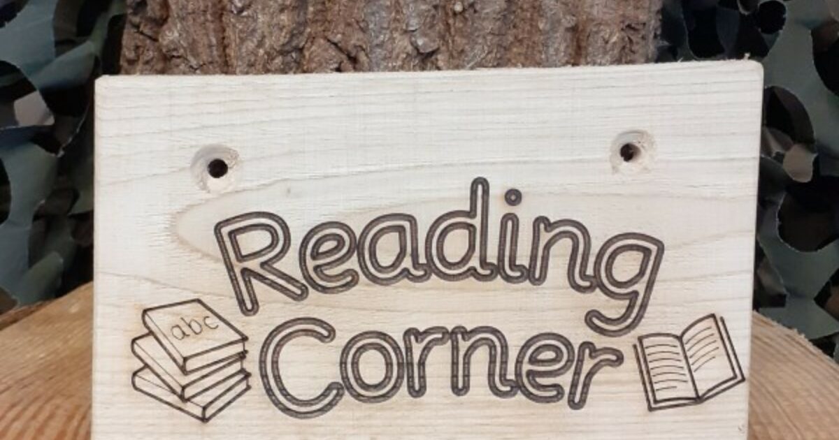 Rustic Sign Reading Corner