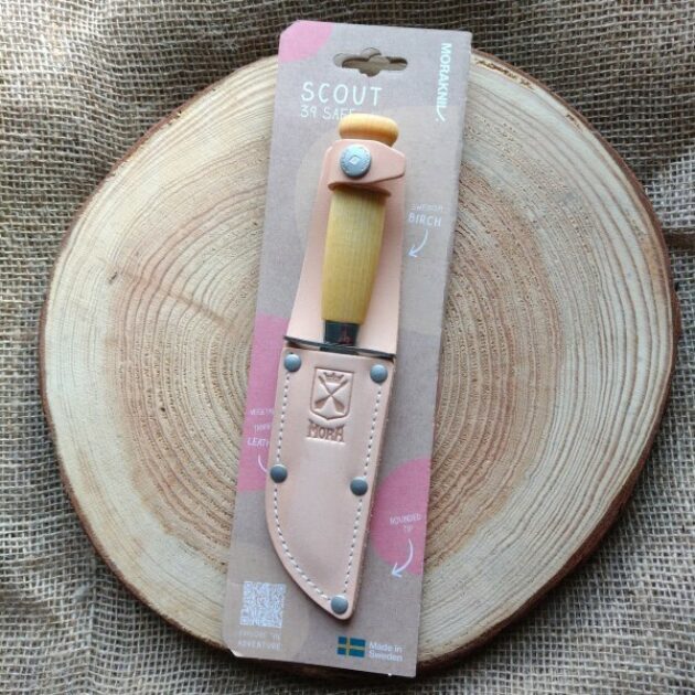 Mora Scout Classic 39 Safe Knife Muddy Faces