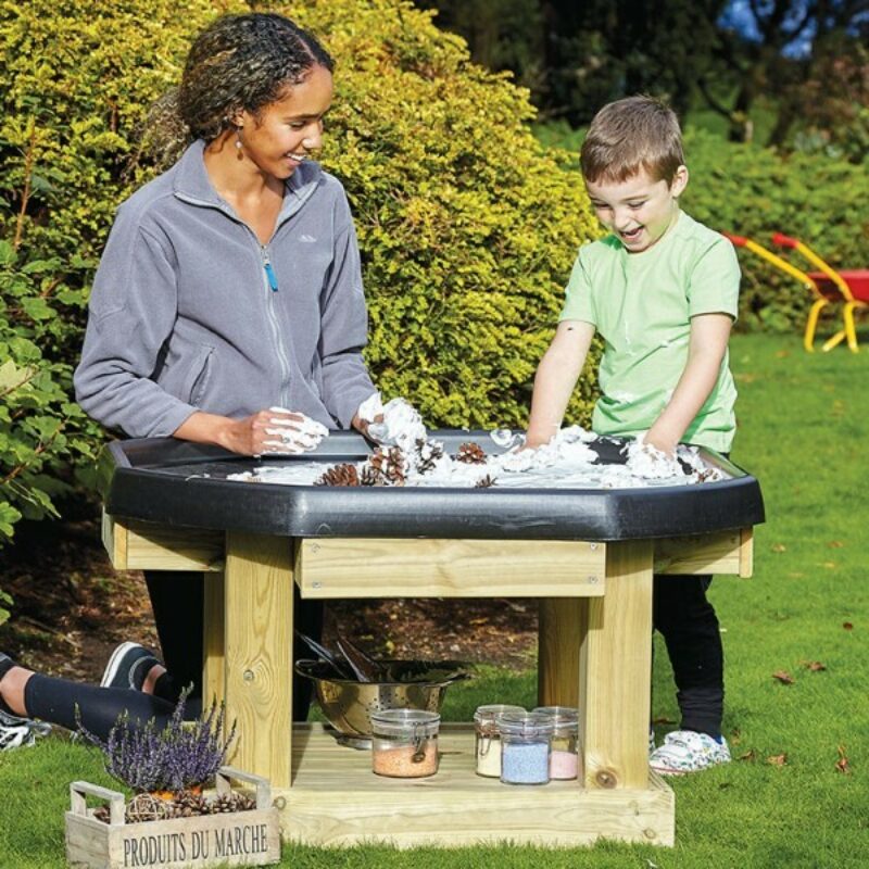 messy play tray table