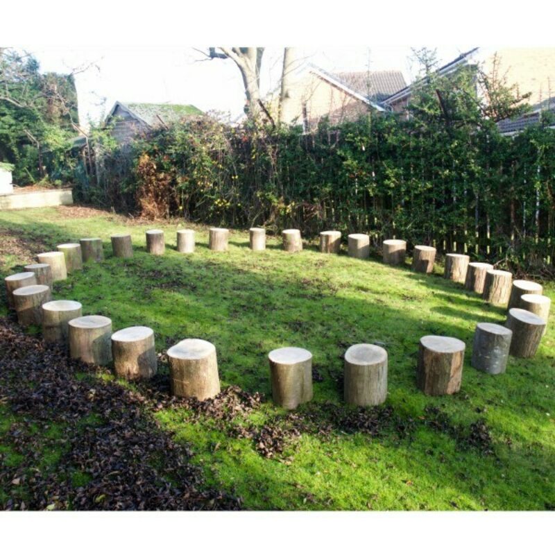 Log Seats - 30cm high | Muddy Faces