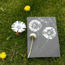 Dandelion clock art