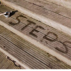 the word steps written on some steps