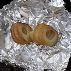 Baked spiral potato