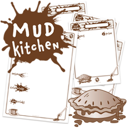 mud kitchen recipe cards