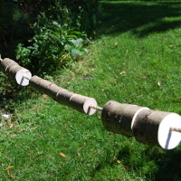 counting rope with threaded blocks