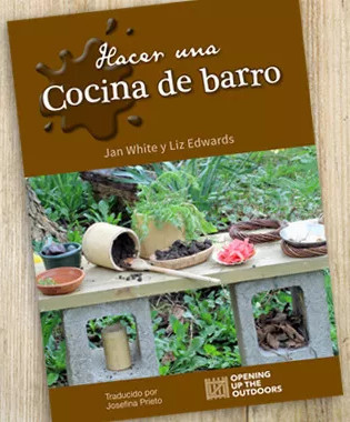 Making a Mud Kitchen book cover - Spanish translation