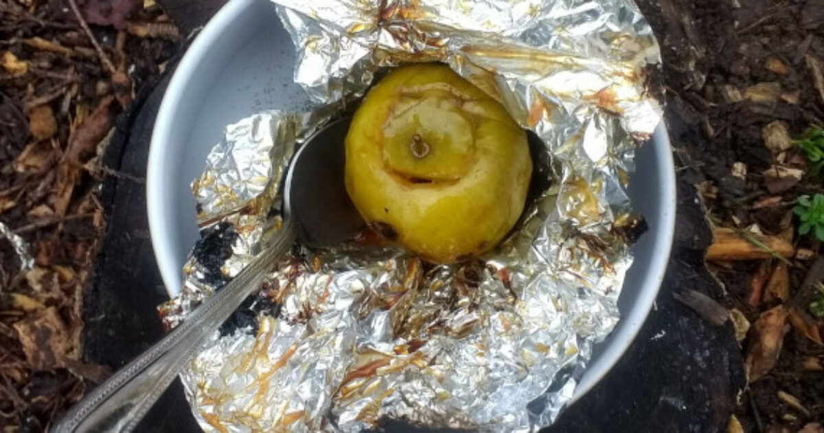 Campfire baked apples Activities Muddy Faces