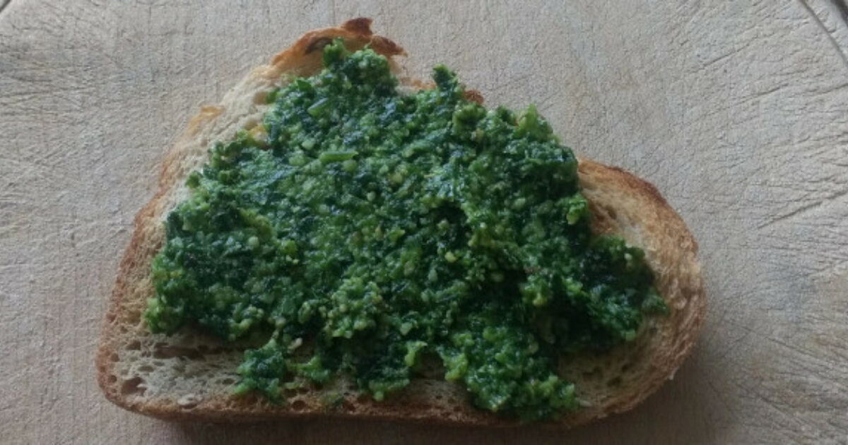 Wild garlic pesto - Activities | Muddy Faces