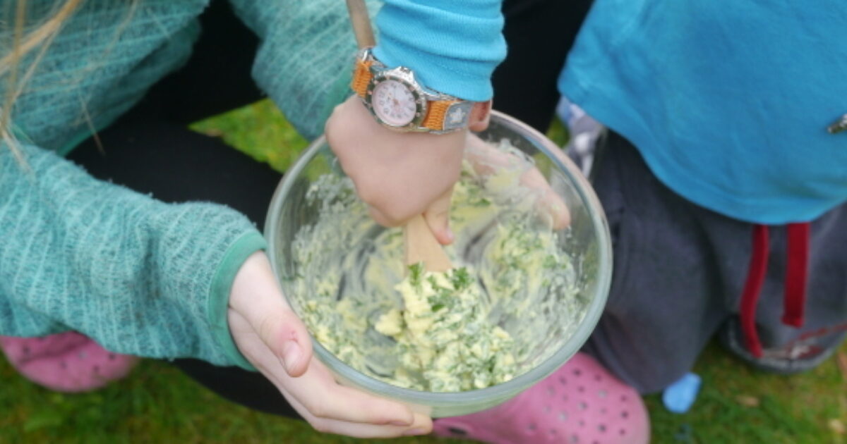 Wild garlic butter Activities Muddy Faces