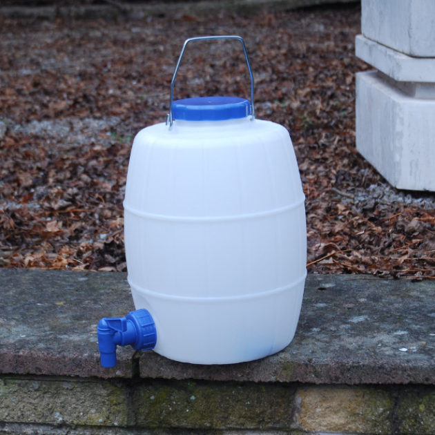 Water Keg and Tap Muddy Faces