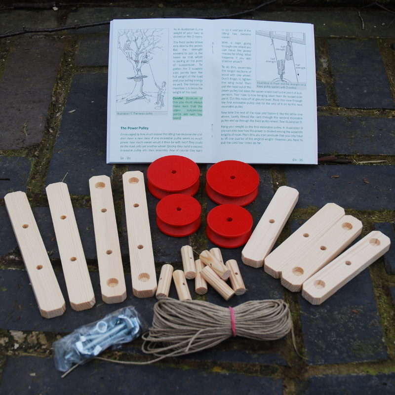 Block and tackle pulley system for outlet sale