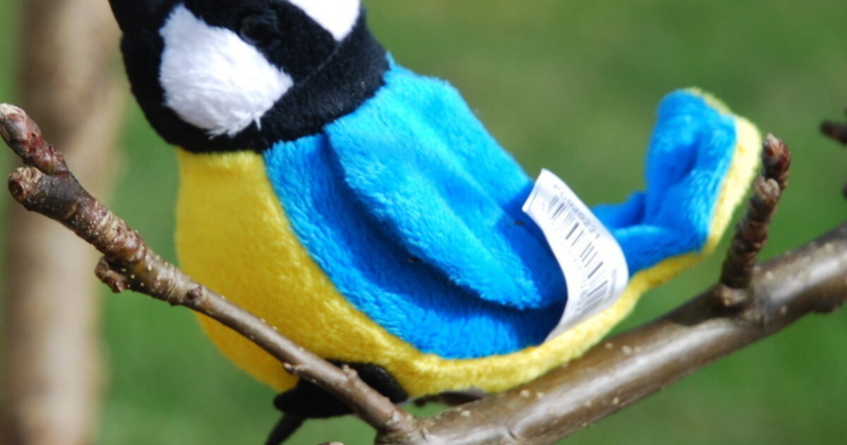 ROBIN AND KINGFISHER FINGER Puppet new with tags uk The Puppet Company BLUE TIT 