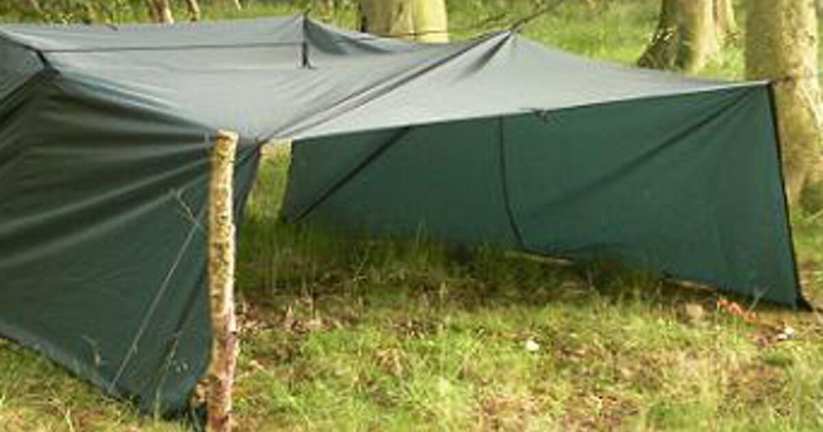 Large lightweight tarp outlet