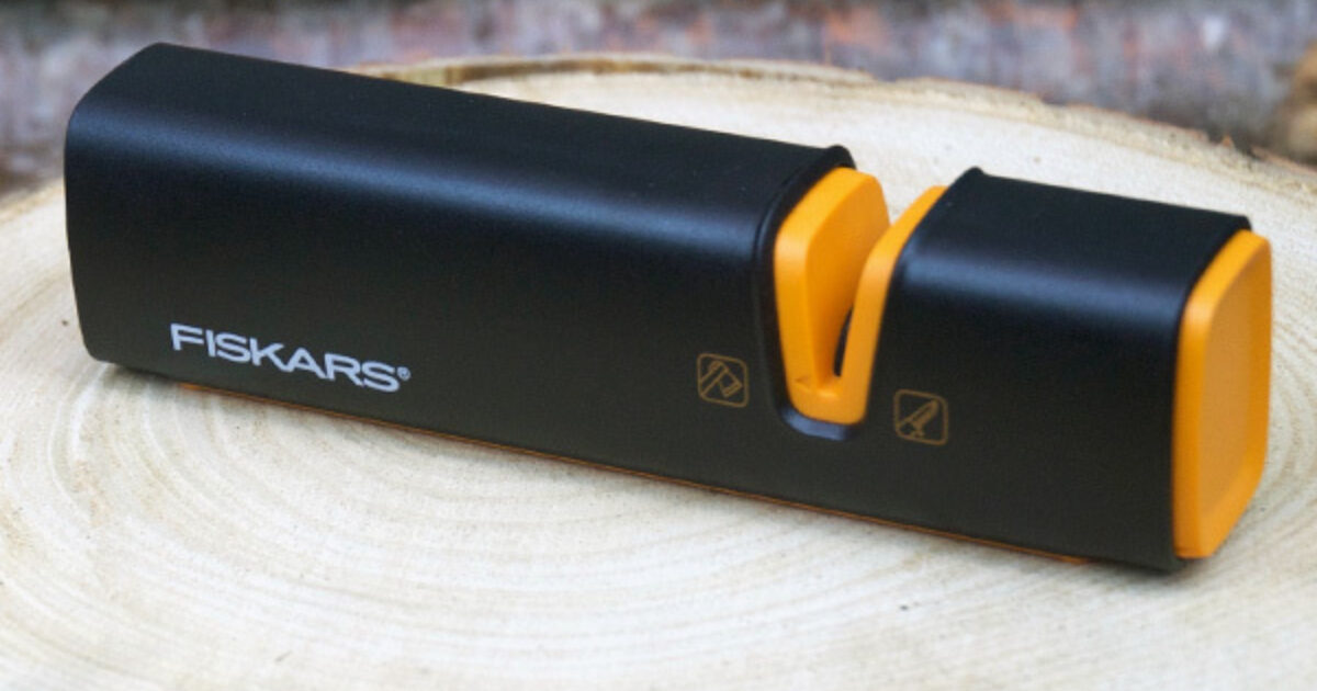 Fiskars Roll-sharp Knife Sharpener With Ceramic Grindstone 