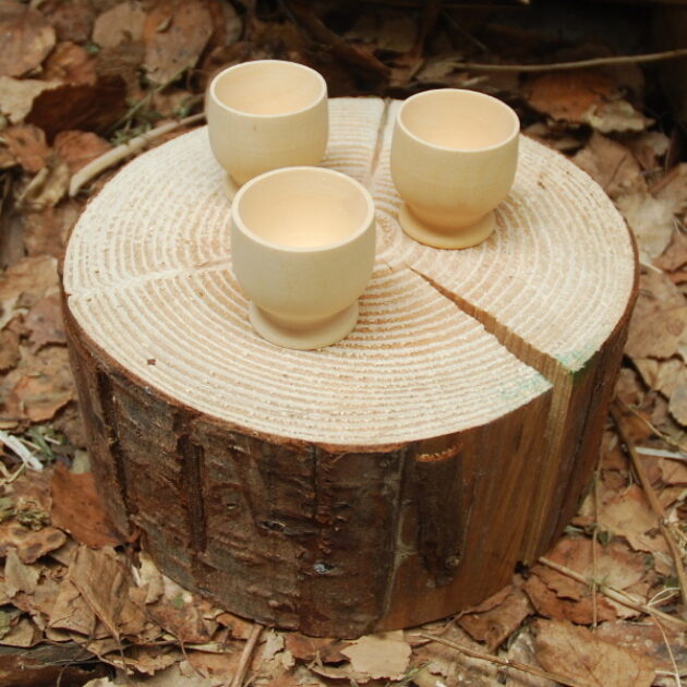Wooden Egg Cups Pack Of 10 Muddy Faces, Wooden Candle Cups Uk