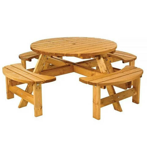 Round Picnic Bench - Adult