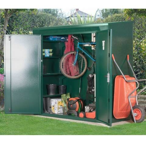 Metal Outdoor Storage Unit - Extra Tall