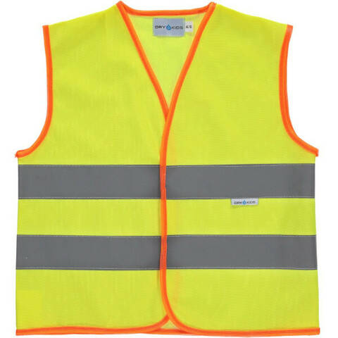 Kids Fluorescent High Visibility Vest - Yellow