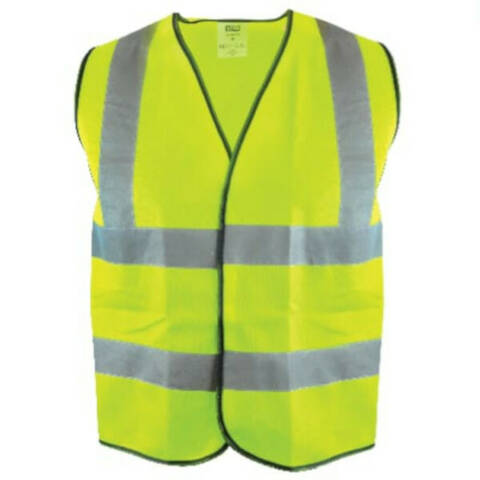 Adult High Visibility Waistcoat - Yellow