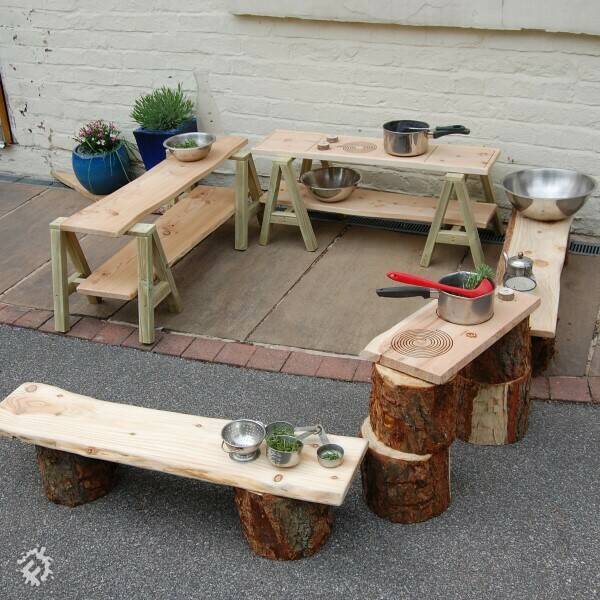 Create Modular Mud Kitchen 