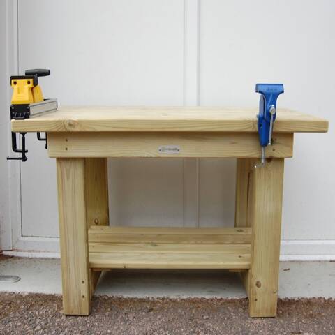 KS1-KS2 Outdoor Woodworking Bench with Vices