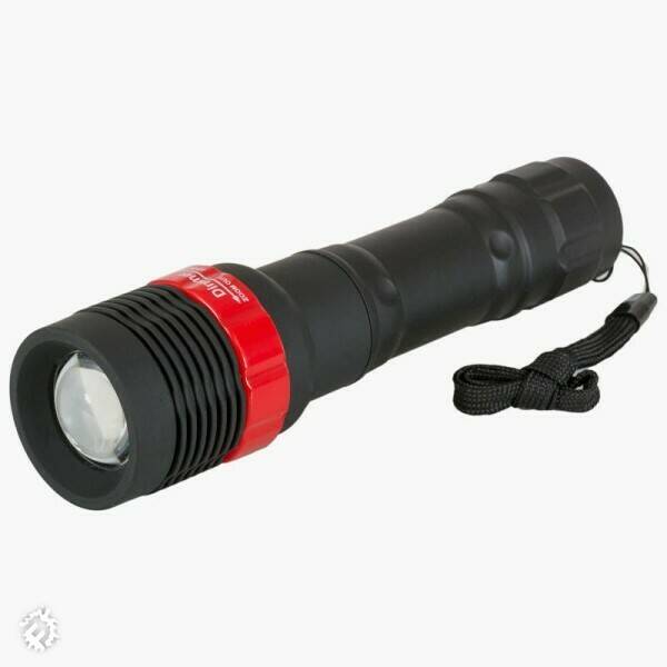 New Gleam 1 Watt LED Focus Torch With Rubber Finish Outdoor Expeditions Camping 