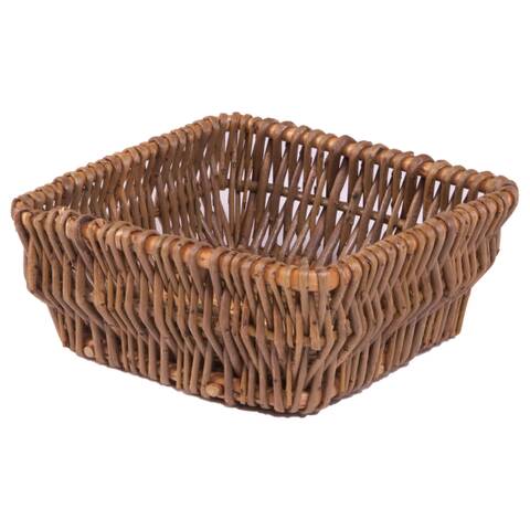 Rustic Square Tray Basket