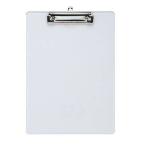 Clear Plastic Clipboard - A4