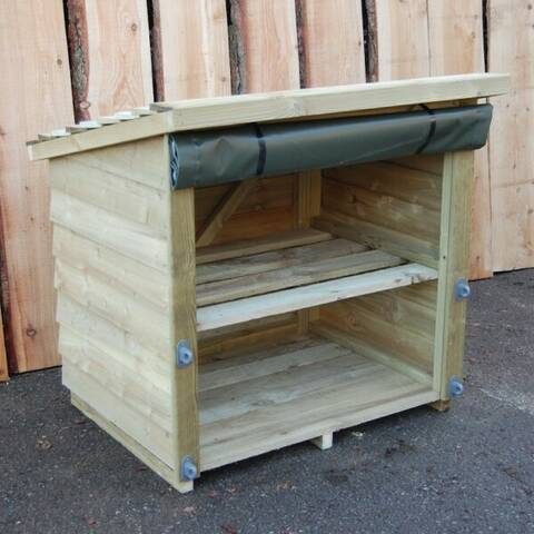 Outdoor Storage Shed - 2 Shelf