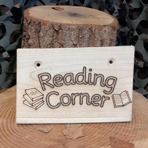 Rustic Sign - Reading Corner