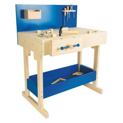 Children's Workbench with Accessories - Blue