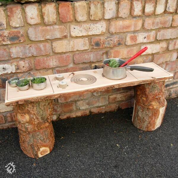 Rustic Hob Modular Mud Kitchen | Muddy Faces