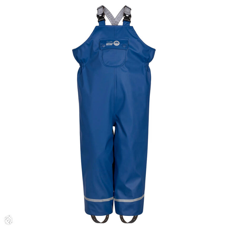 Spotty Otter Patrol Fleece Lined Waterproof Dungarees