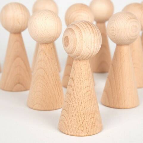 Wooden Figures - pack of 10