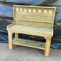 Outdoor Potion Bench 7 Station Muddy Faces