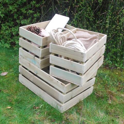 Stackable Wooden Crates