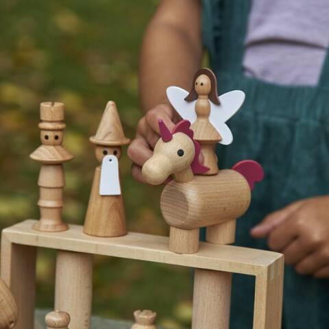 Wooden Enchanted Figures - Pack of 10