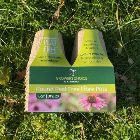 Round Peat-Free Pots 20 x 6cm