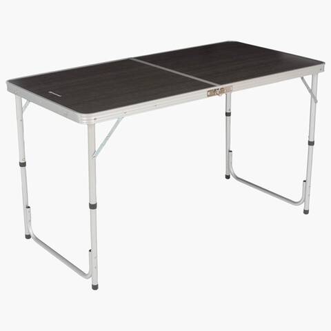 Compact Folding Table Double Grey