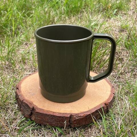 Plastic Mug - Olive Green