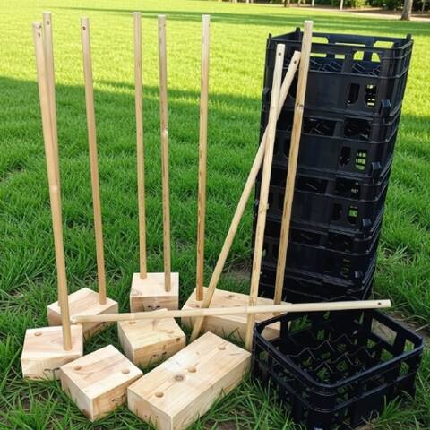 Den Building Stands Set