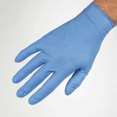 Nitrile Powder Free Blue Gloves - Box of 100