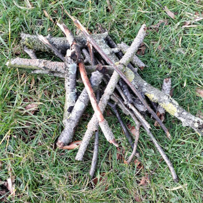 Pile of sticks 40x40