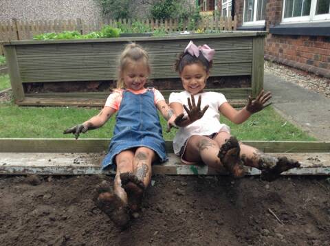 "This photo was taken on one of our Messy Fridays, in which we have been getting outside in the mud and the trees, exploring nature!" Natalie Clark, Woodfield Primary School, Doncaster
