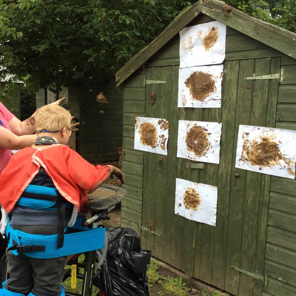 North Scarle Primary School, Lincoln, sent in by Grace McConnell. Often children who have additional needs are not supported or encouraged to interact with nature and natural elements. This photo challenges that, which is why we choose it as our winner.