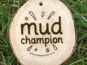 Mud Champion medal - all our mud photo winners got one of these special medals to celebrate their contribution to the further promotion of the joys of mud!