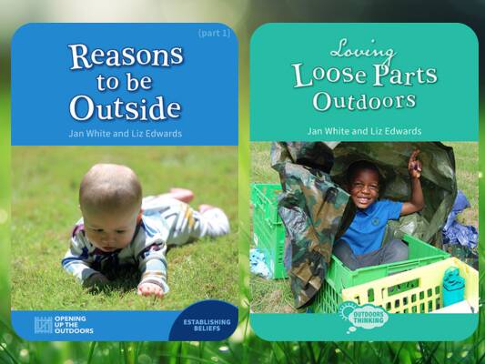 Reasins to be Outside Loose Parts booklets about us
